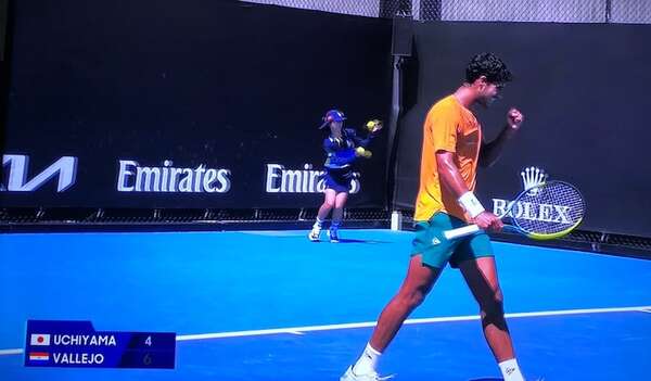 Vallejo no pudo con el japonés - Tenis - ABC Color