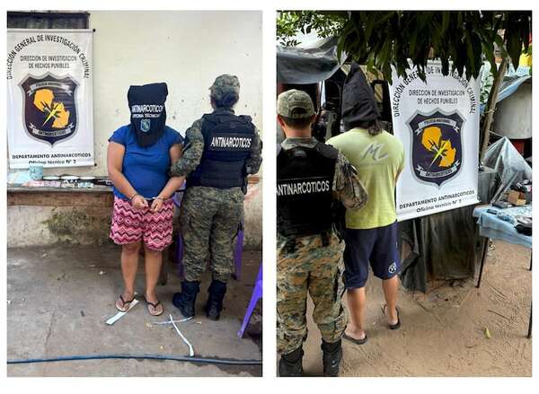 Allanamientos simultáneos en Limpio dejan dos detenidos e incautación de drogas - Policiales - ABC Color