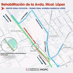 Inician primeras intervenciones de mejoramiento integral de la avenida Mariscal López - 1000 Noticias