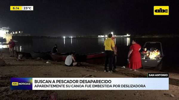 Video: Buscan a pescador desaparecido en San Antonio - ABC Noticias - ABC Color