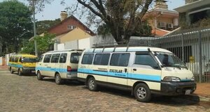 Piden informe sobre cantidad de transporte escolar que trabajan en Asunción - ADN Digital