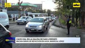 Video: Inician obras en la Avda. Mariscal López y el tránsito se vuelve más complicado - ABC Noticias - ABC Color