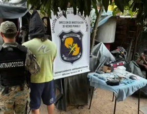 Detienen a dos personas en allanamientos realizados en Limpio - ADN Digital
