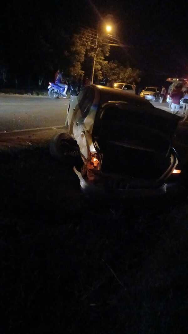 Funcionario de la Gobernación de San Pedro protagoniza siniestro vial - 1000 Noticias