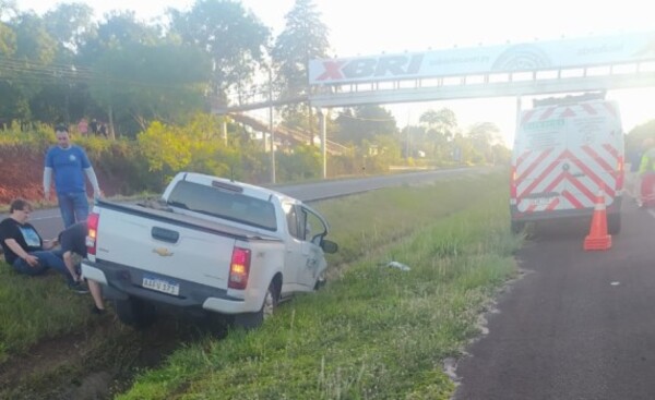 Accidente de rutero deja un lesionado en Yguazú