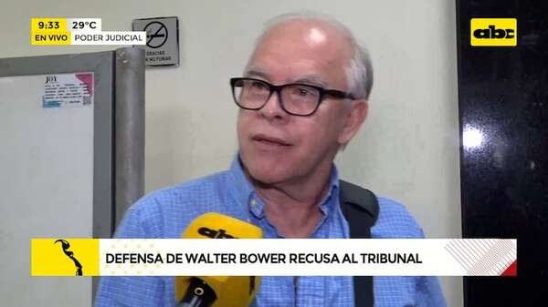 “El pueblo puede reclamar de vuelta mis servicios”: Bower sigue esquivando años de condena - ABC Noticias - ABC Color