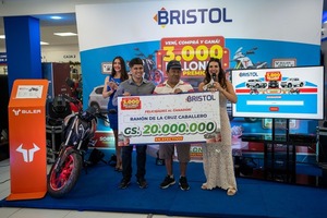 ¡Bristol empieza el 2025 regalando 100 Millones de Guaraníes! | Locales | 5Días