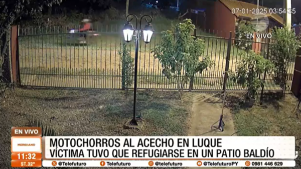 Motochorros al acecho en Luque