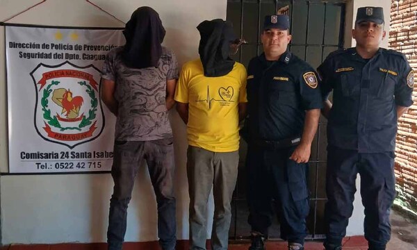 Detienen a supuestos abigeos y recuperan animal vacuno en Caaguazú – Prensa 5