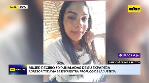 Video: imputan a hombre que intentó matar a su expareja con 30 puñaladas - ABC Noticias - ABC Color