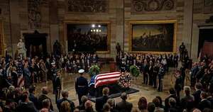 La Nación / El féretro del expresidente Jimmy Carter llegó al Capitolio