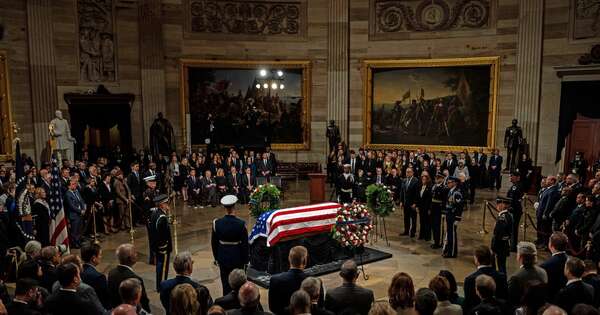 La Nación / El féretro del expresidente Jimmy Carter llegó al Capitolio