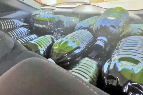 Policía brasileño fue sorprendido con carga de aceite de contrabando - La Clave