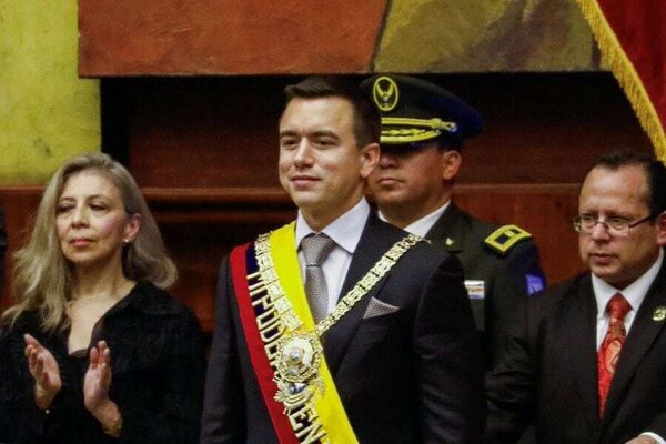 Noboa cede la presidencia de Ecuador a nueva vice interina por tres días - ADN Digital