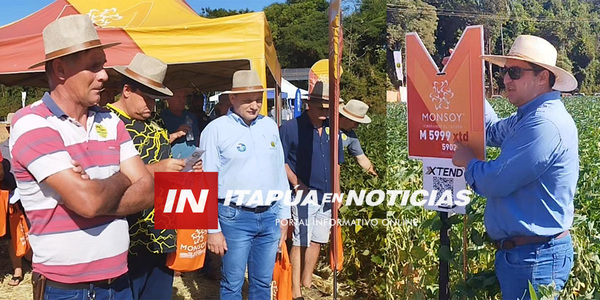 COOP. NARANJITO REALIZÓ DIA DE CAMPO CON MUESTRAS DE SOJA - Itapúa Noticias