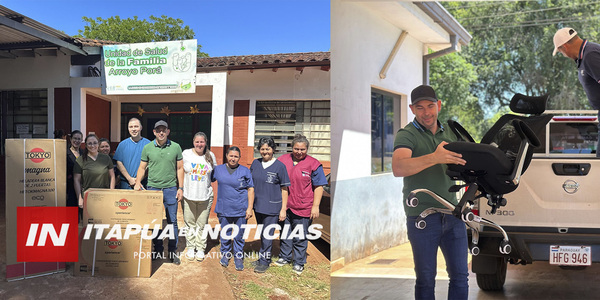 ENTREGA DE INSUMOS Y MOBILIARIOS A LAS USF DE CAMBYRETÁ - Itapúa Noticias