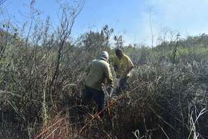 Ayolas: incendio de gran magnitud preocupa a pobladores y bomberos - Nacionales - ABC Color