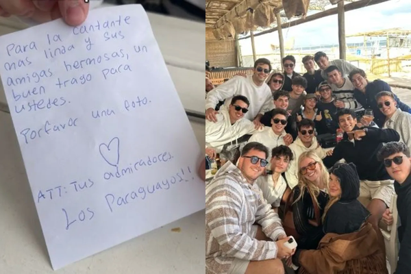 Un grupo de paraguayos regaló tragos a la cantante Nicki Nicole y sus amigos - Unicanal