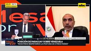 Ruptura con Venezuela: “habrá un cambio, más pronto que tarde”, dice viceministro de RR. EE. - Mesa de Periodistas - ABC Color
