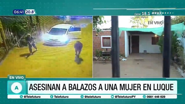 Mujer muere baleada en presunto ataque de sicarios en Luque