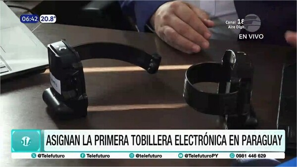 Hombre investigado por violencia familiar es el primero en usar tobillera electrónica en Paraguay