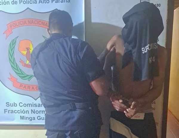 Policías evitaron que un hombre matara a su expareja en Minga Guazú - ADN Digital