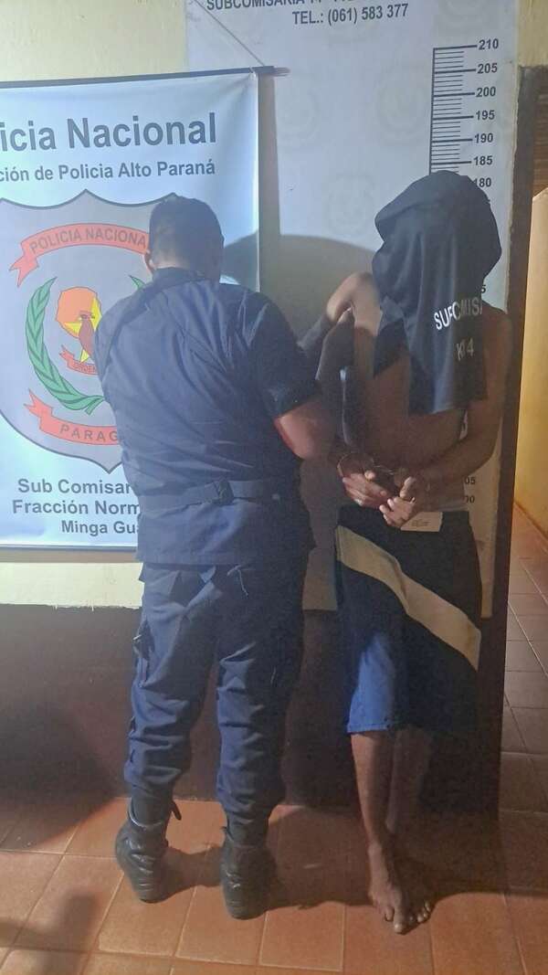Policía logra evitar feminicidio en minga guazú