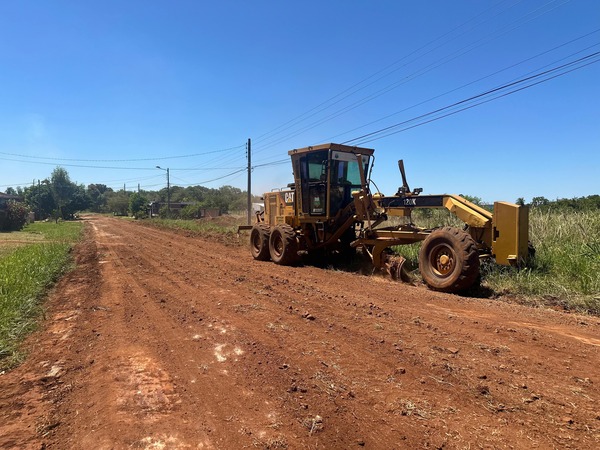 Municipalidad de Cambyretá continúa con el mantenimiento y mejoramiento de caminos