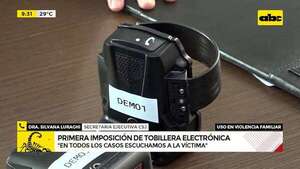 Primera tobillera electrónica se otorgó sin reglamentación de la ley: ¿qué criterios se usan? - ABC Noticias - ABC Color