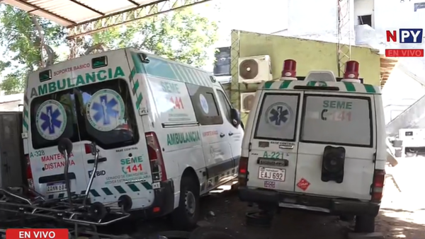 Emergencia en SEME: Solo funcionan 12 de 35 ambulancias, denuncian