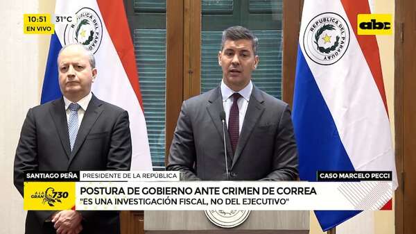 Tibia postura de Peña en el caso Pecci: no pidió explicaciones tras asesinato de testigo clave - ABC Noticias - ABC Color