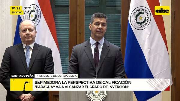 Standards & Poor’s mejoró las perspectivas de Paraguay: esto dijo Santiago Peña - ABC Noticias - ABC Color