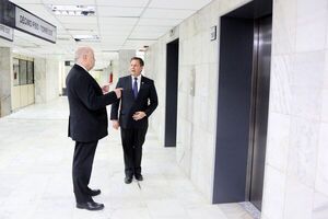 Autoridades judiciales verificaron funcionamiento de ascensores renovados en la Torre Sur