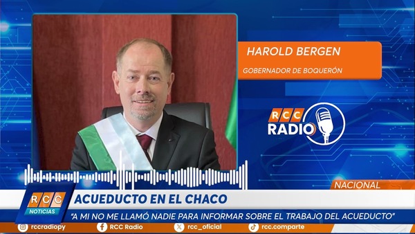 Video: Gobernador de Boquerón: “A mi no me llamó nadie para informar sobre el trabajo del acueducto”