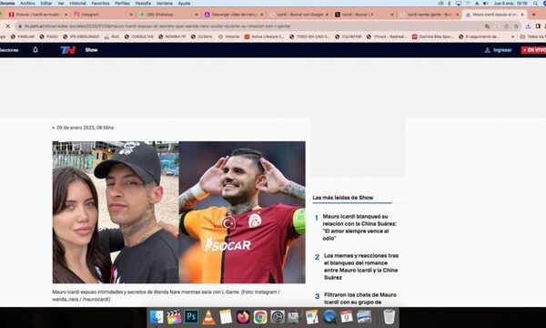 “Kapé, a los dos nos metió los cuernos”, le chismoseó Icardi a L-Gante a través de un comunicado
