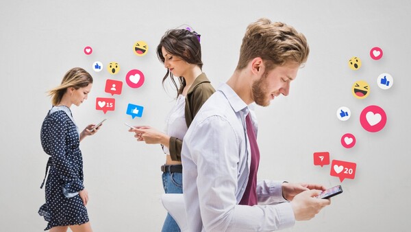 Los narcisistas nadan como peces en el agua en las redes sociales