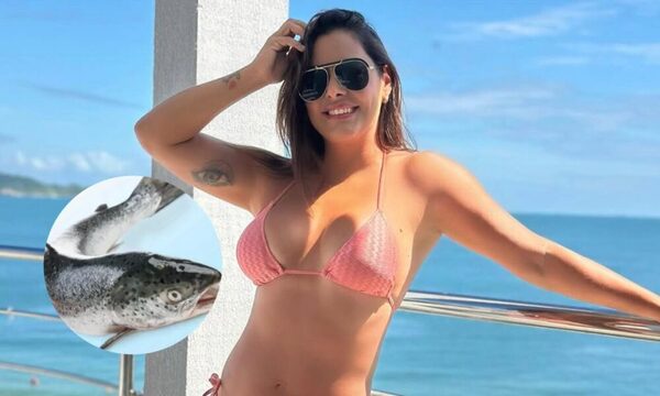 Para verse más joven, Larissa se manda hacer tratamiento facial con esperma de salmón