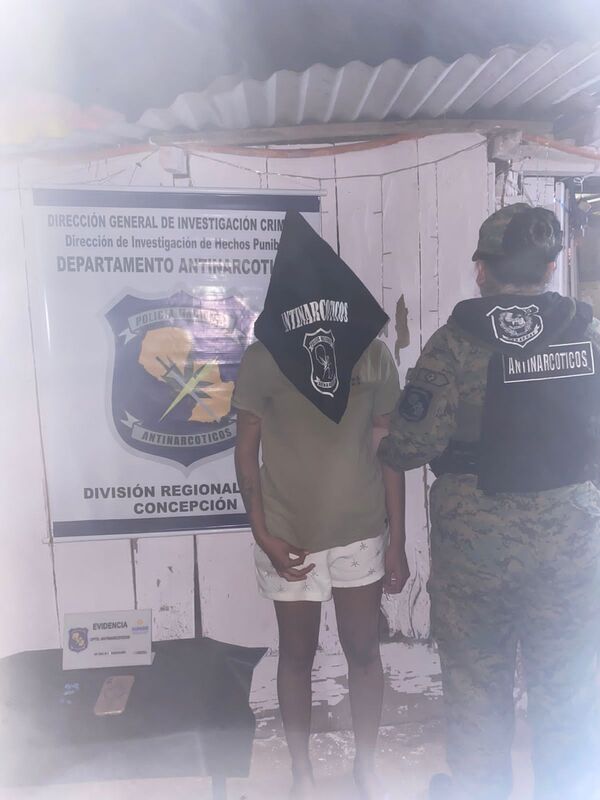 Allanan vivienda en Concepción: detienen a menor embarazada y decomisan cocaína tipo crack