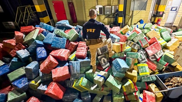 Policía brasileña incautó 444 toneladas de drogas en Paraná durante el 2024