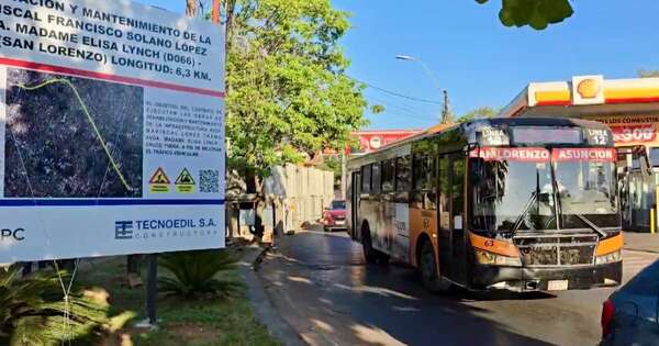 Diario HOY | Desvíos de buses por obras en Mariscal López