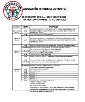 Mini Rally-Misiones: Arranca la Copa de Verano - ABC Motor 360 - ABC Color