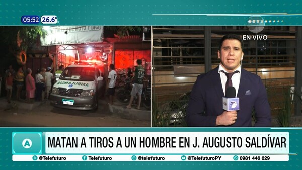 Matan a tiros a un hombre en J. Augusto Saldívar