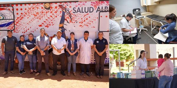 MÓVIL SALUD DEL GOBIERNO DE ITAPÚA BENEFICIA A GENERAL DELGADO - Itapúa Noticias