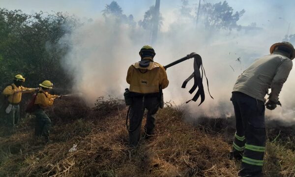 Reportan más de 200 focos de incendio activos en Paraguay