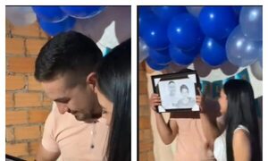 (Video) Mirá lo que le regaló una chica a su novio que perdió a su mamá cuando era adolescente