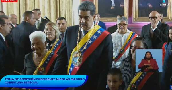 La Nación / Maduro realizó el juramento para un tercer mandato como presidente de Venezuela