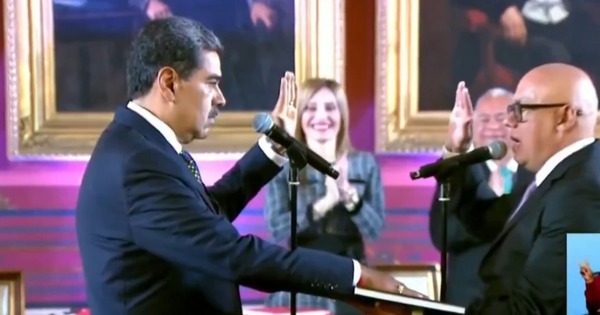 Pese a denuncias de fraude, Nicolás Maduro juró como presidente de Venezuela - Unicanal