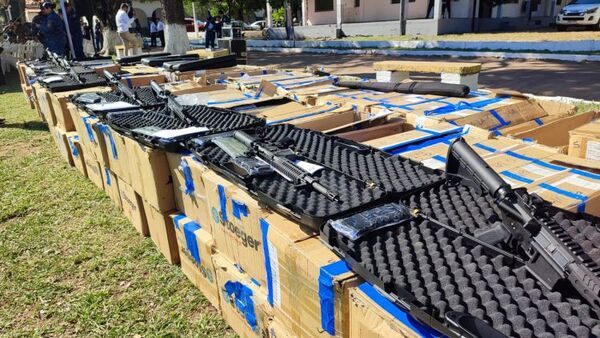 Dimabel dice que unas 17 mil armas en Paraguay estarían en manos del crimen organizado