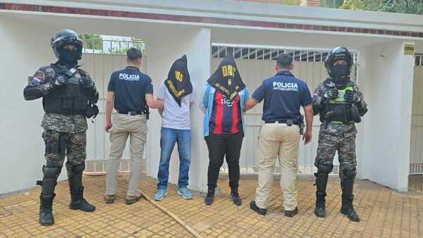 Caen presuntos extorsionadores que pedían dinero para “polladas” en Asunción