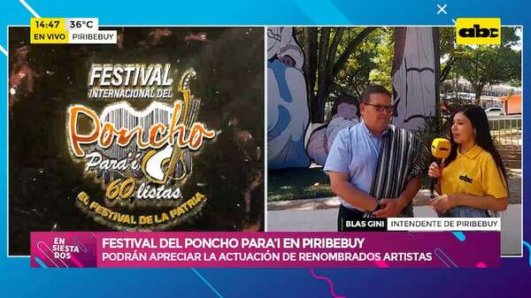 Festival del Poncho Para’i: renombrados artistas estarán este sábado en Piribebuy - Ensiestados - ABC Color